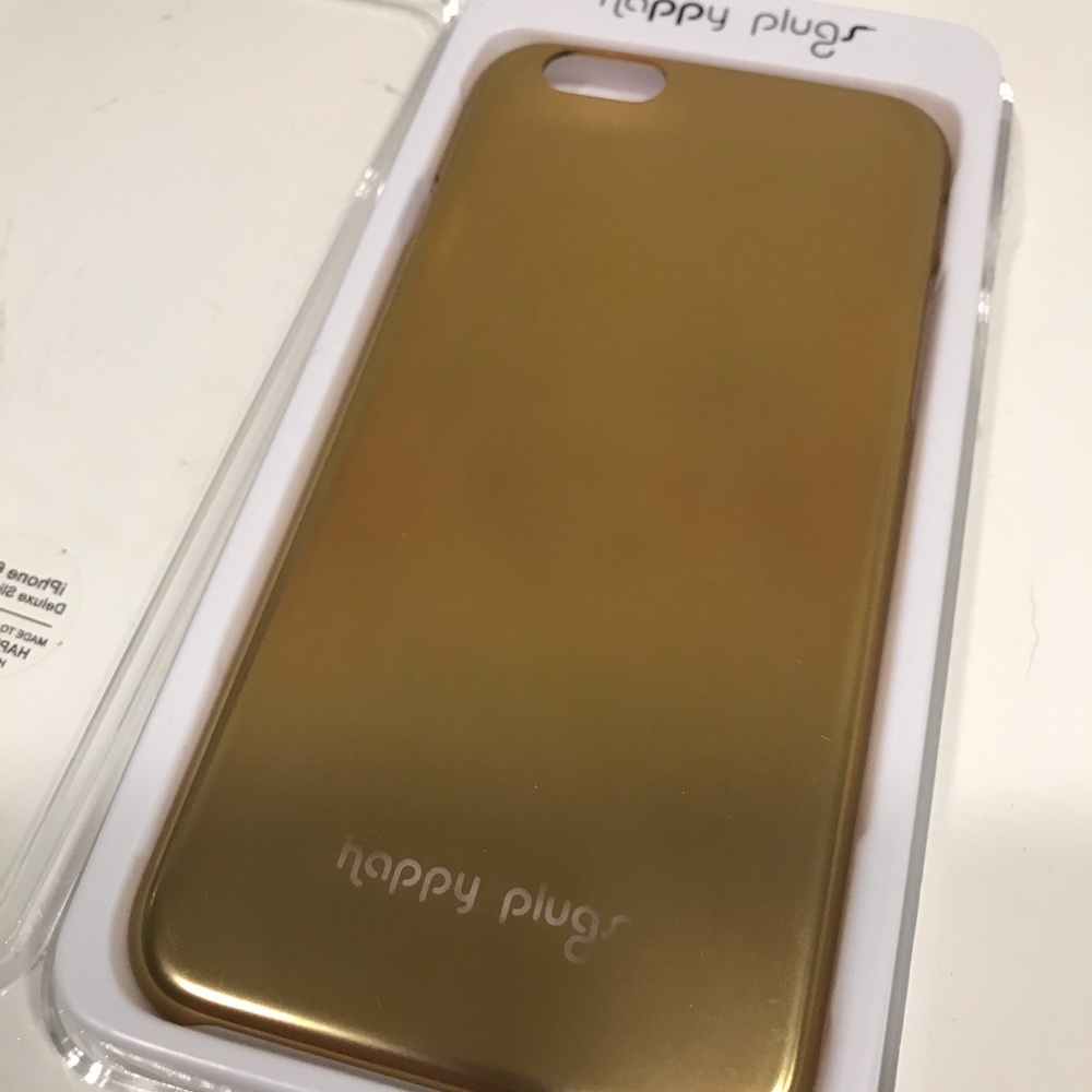 Happy Plugs Gold Metallic IPhone 6 case